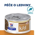 Hill's Prescription Diet Feline Kidney Care k/d tuňák a zelenina 82 g - Veterinární diety pro kočky