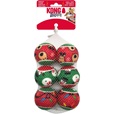 KONG Holiday SqueakAir Balls 6 ks M - Hračky pro psy