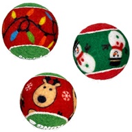 KONG Holiday SqueakAir Balls 6 ks S - Výcvikové pomůcky