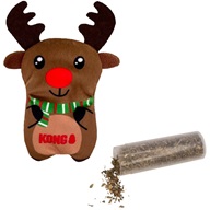 KONG Holiday Refillables Reindeer - Hračky pro kočky, catnip