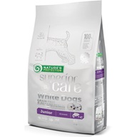 Nature's Protection Superior Care White Dogs Junior Salmon 10 kg - Granule pro štěňata