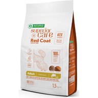 Nature's Protection Superior Care Red Coat Adult Small Breed Salmon 1,5 kg - Granule pro psy