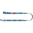 WAUDOG Nylon vodítko 1,5 × 122 cm Etno modré - Vodítka