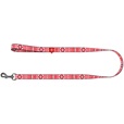 WAUDOG Nylon vodítko 2,5 × 122 cm Etno červené - Vodítka