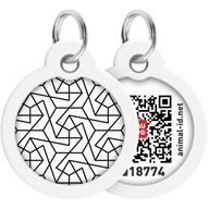 WAUDOG Smart ID známka 30 mm Geometry - Obojky a postroje