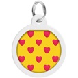 WAUDOG Smart ID známka 25 mm Hearts - Obojky