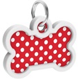 WAUDOG Smart ID známka kost Polka Dots - Obojky