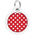 WAUDOG Smart ID známka 30 mm Polka Dots - Obojky