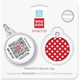 WAUDOG Smart ID známka 30 mm Polka Dots - Obojky