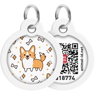 WAUDOG Smart ID známka 25 mm Corgi - Přívěsky na obojek