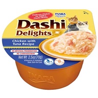 Inaba Dashi Delights kuře a tuňák 70 g