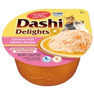 Inaba Dashi Delights kuře a losos 70 g