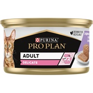 Pro Plan Cat Adult Delicate krůta v paštice 85 g - Konzervy pro kočky