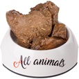 ALL ANIMALS Kočkopes steak z telecích jatýrek 400 g - Konzervy pro psy