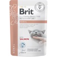 Brit Veterinary Diet Cat Pouch fillets in Gravy Renal 12x 85 g - Veterinární diety pro kočky