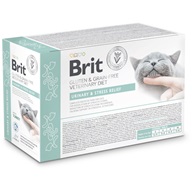 Brit Veterinary Diet Cat Pouch fillets in Gravy Urinary & Stress Relief 12x 85 g - Konzervy a kapsičky pro kočky