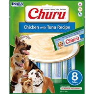 Inaba Churu Dog Snack kuře a tuňák 8 × 20 g