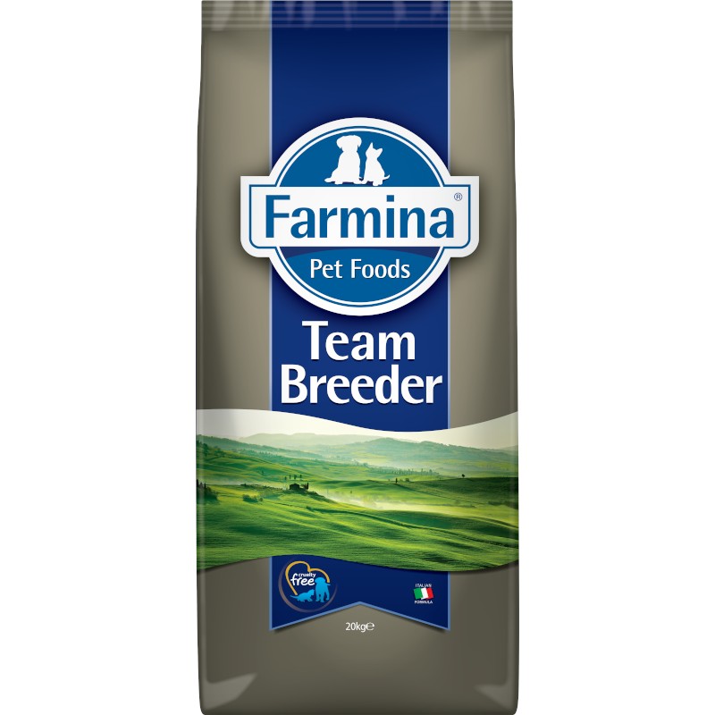 Team Breeder Top Farmina 20 kg Granule pro psa, krmiva Pro Plan, Brit Zvěrokruh