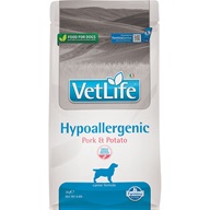 Vet Life Hypoallergenic Pork & Potato Canine 2 kg - Granule pro psy