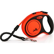 Flexi Xtreme vodítko samonavíjecí páskové S do 25 kg oranžové 5 m - Vodítka navíjecí