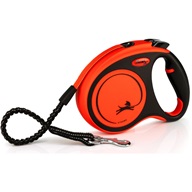 Flexi Xtreme vodítko samonavíjecí páskové M do 35 kg oranžové 5 m - Vodítka navíjecí