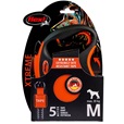 Flexi Xtreme vodítko samonavíjecí páskové M do 35 kg oranžové 5 m - Vodítka