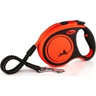 Flexi Xtreme vodítko samonavíjecí páskové L do 65 kg oranžové 5 m - Vodítka navíjecí