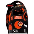Flexi Xtreme vodítko samonavíjecí páskové L do 65 kg oranžové 5 m - Vodítka