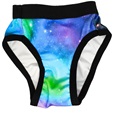 Hárací kalhotky Galaxy, modré 24 cm - Oblečky pro psy: vesty, bundy, kombinézy