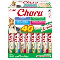Inaba Churu Cat Snack tuňák a mořské plody multipack 40 × 14 g - Pamlsky pro kočky
