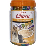 Inaba Churu Cat Snack kuře multipack 50 × 14 g - Pamlsky pro kočky