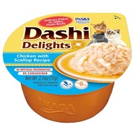 Inaba Dashi Delights kuře a hřebenatka 70 g - Pamlsky pro kočky