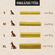 Dogsie Himalájská tyčka S 30 g - Doplňky výživy, zubní péče