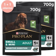 Pro Plan Small & Mini Adult Sensitive Digestion jehně 700 g 1 + 1 zdarma - Výprodej