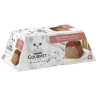 Gourmet Revelations paštika s lososem a omáčkou 2 × 57 g - Konzervy pro kočky