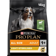 Pro Plan All Sizes Adult Light/Sterilised jehně 14 kg - Granule pro psy PRO PLAN