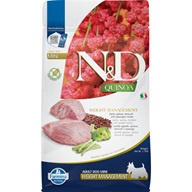 N&D Quinoa Dog Weight Management Lamb & Broccoli Adult Mini 800 g - Granule pro psy
