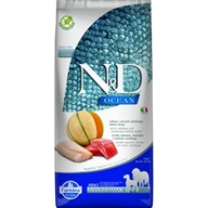 N&D Ocean Dog Salmon, Cod & Cantaloupe Melon Adult Medium & Maxi 12 kg - Granule pro psy