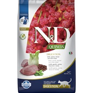 N&D Quinoa Cat Digestion Lamb & Fennel Adult 5 kg - Granule pro kočky, krmivo pro kočky