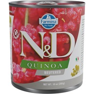 N&D Quinoa Dog Neutered Pork 285 g - Konzervy pro psy