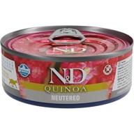 N&D Quinoa Cat Pork Neutered 80 g