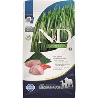 N&D SPIRULINA Dog Lamb Adult Medium & Maxi 2 kg - Granule pro dospělé psy