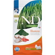 N&D Spirulina Dog Herring & Wolfberry Adult Mini 2 kg - Granule pro psy