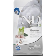 N&D WHITE Dog Sea Bass Adult Mini 2 kg - Granule pro psy