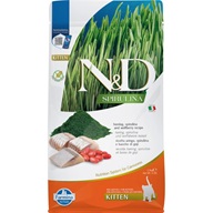 N&D Spirulina Cat Herring & Wolfberry Kitten 1,5 kg - Granule pro kočky, krmivo pro kočky