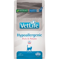 Vet Life Hypoallergenic Pork & Potato Feline 1,5 kg - Granule pro kočky, krmivo pro kočky