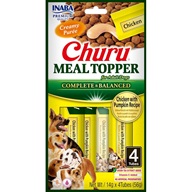 Inaba Churu Dog Meal Topper kuře a dýně 4 × 14 g - Pamlsky pro psy