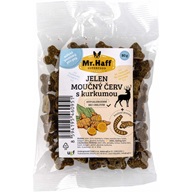 Mr. Haff jelen a moučný červ s kurkumou 80 g - Pamlsky pro psy