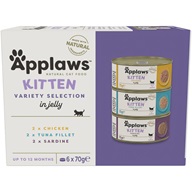 Applaws Cat Kitten Jelly Multipack 6 × 70g - Konzervy pro kočky