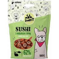 Mr. Bandit SUSHI králík s rybou 80 g - Pamlsky pro psy